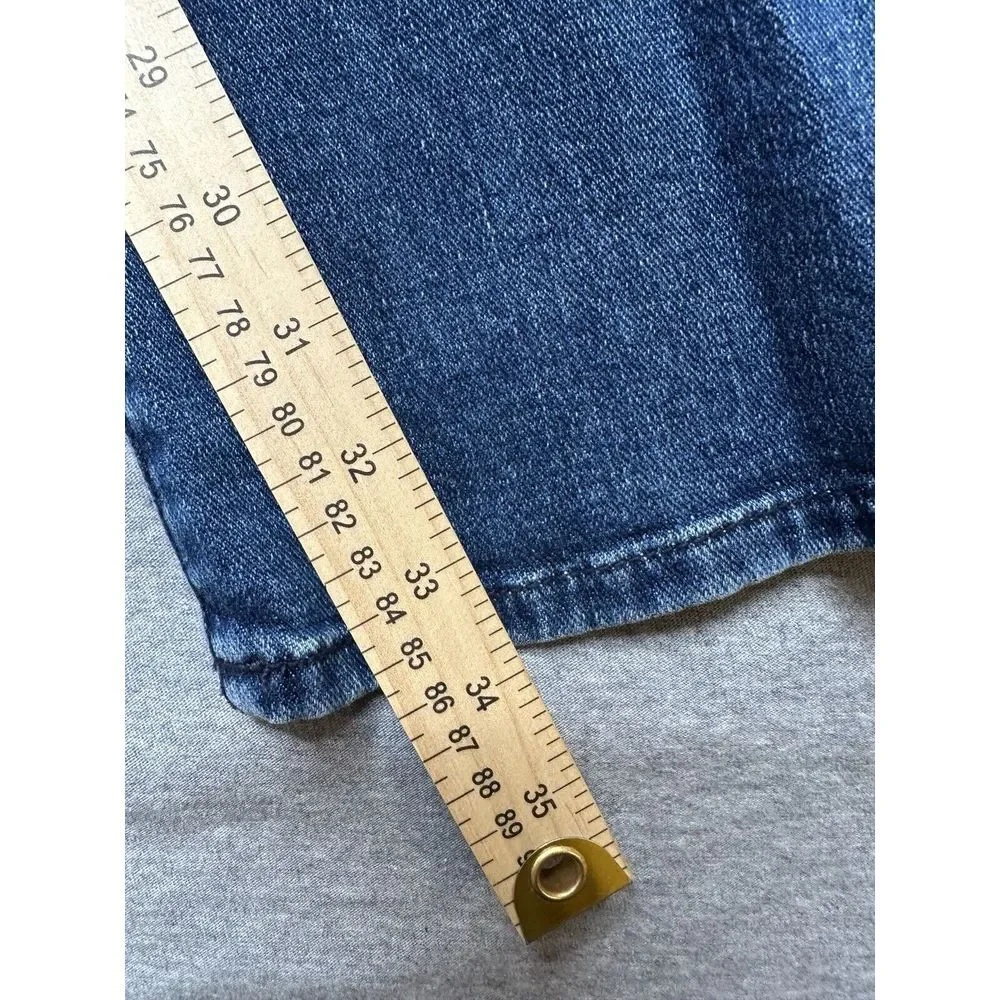 TRUE RELIGION‎ MENS RICKY STRAIGHT BLUE JEANS Distressed 32/34 $159.00 NWT